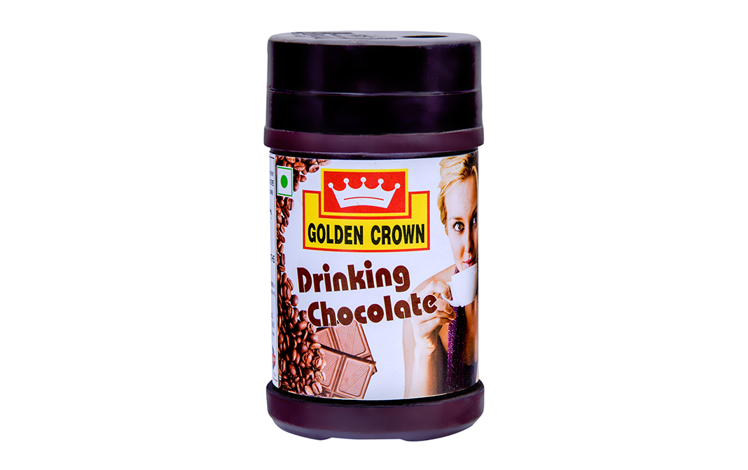 Golden Crown Drinking Chocolate    Plastic Jar  100 grams